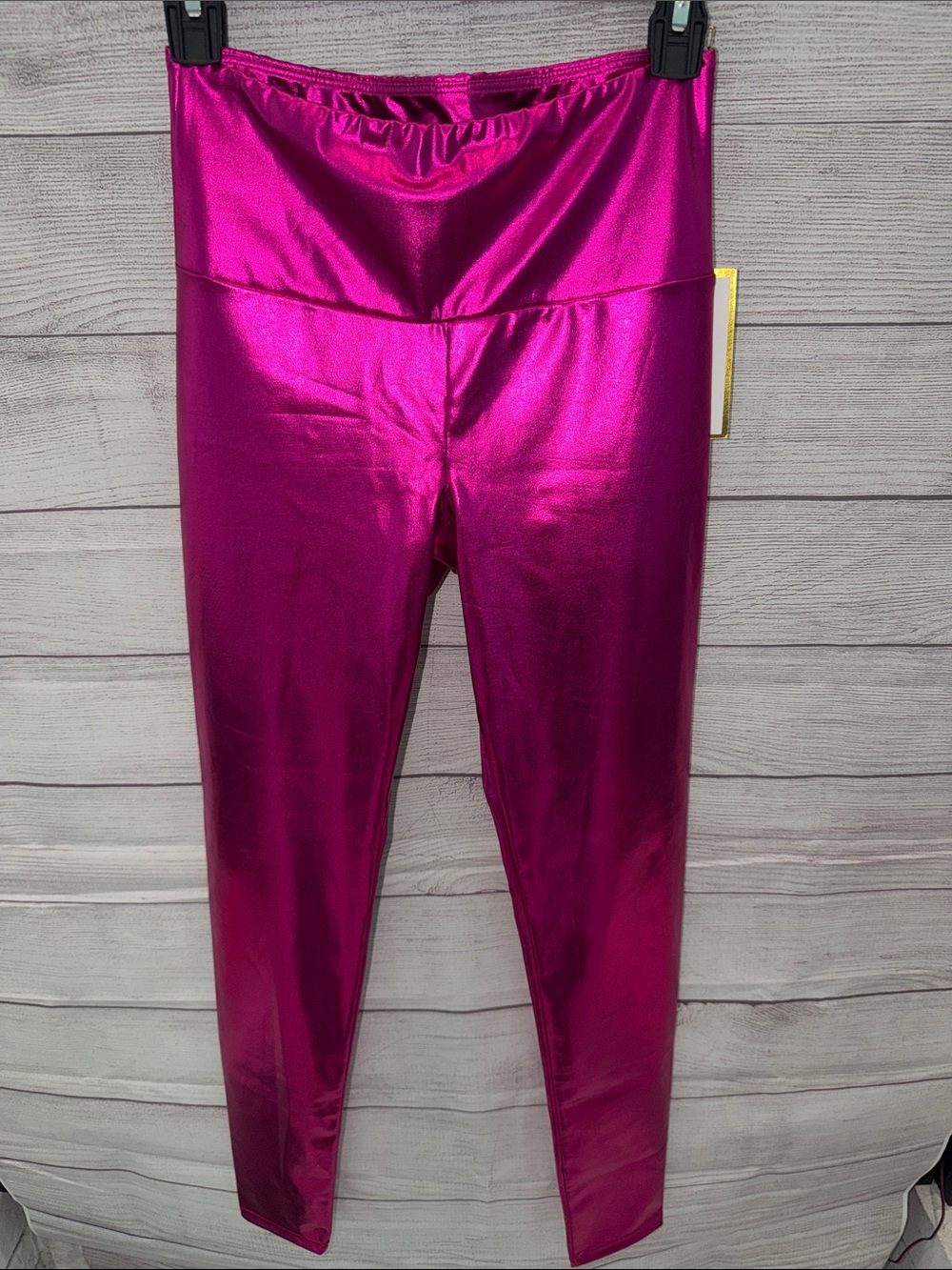 Goldsheep Hot Pink Metallic Leggings
